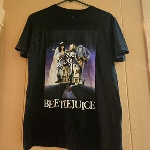 Beetlejuice Movie Graphic T-Shirt Medium